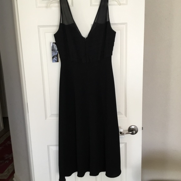 NEW Jones, New York little black dress with brooch Bellagio classic black dress - Picture 3 of 12